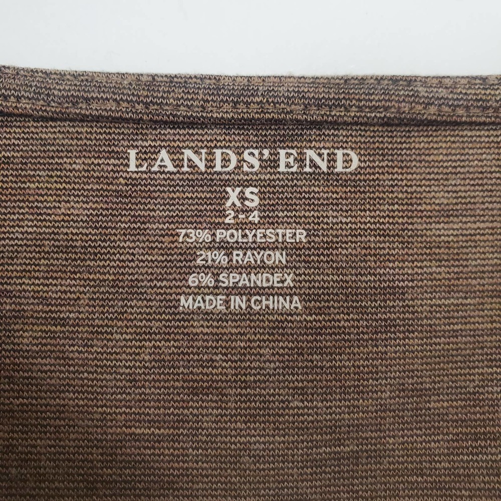 Lands End brown sleeveless dress XS - Picture 3 of 3